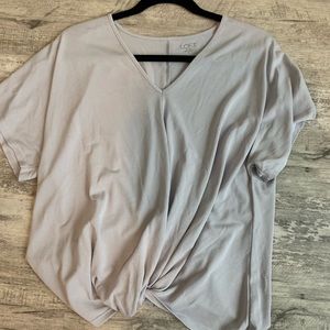 Loft tie front tee
